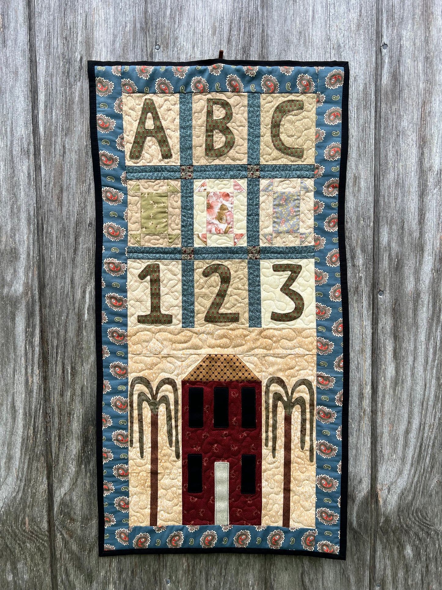 ABC Primitive Wall Quilt