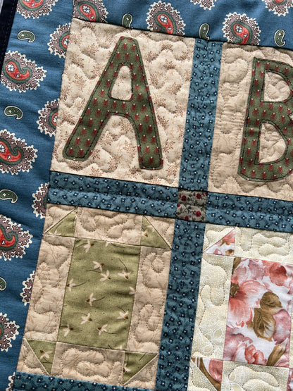 ABC Primitive Wall Quilt